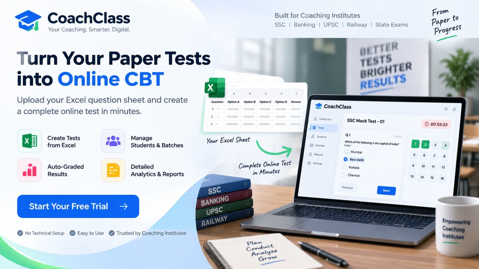 Best Online Test Platform for Coaching Institutes in India