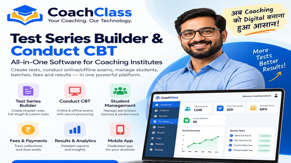 Online Exam Software for Coaching Institutes